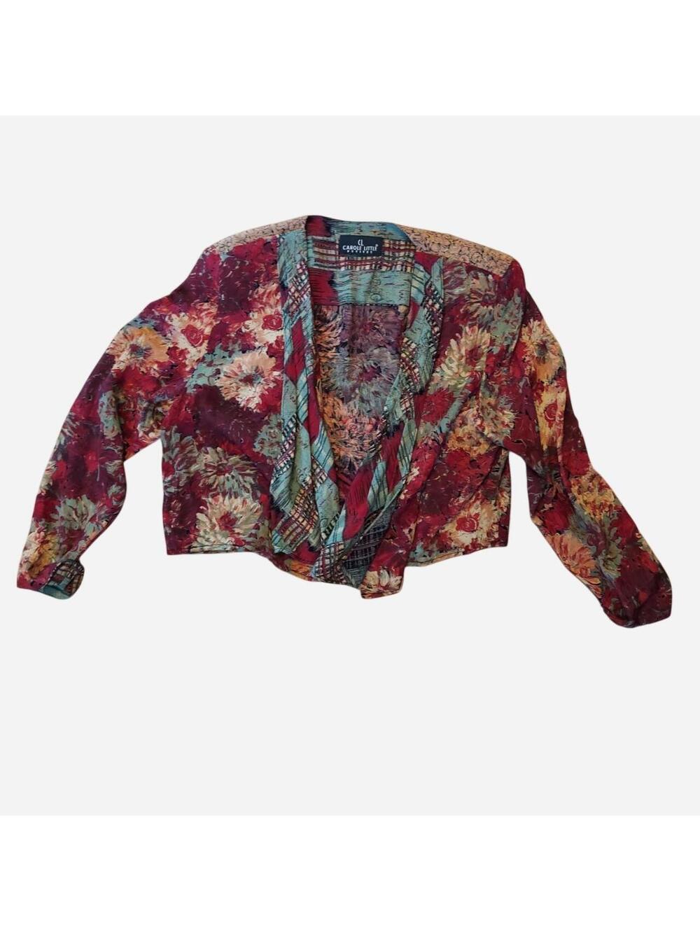 Carole Little Women's Multi and Red Cardigan
